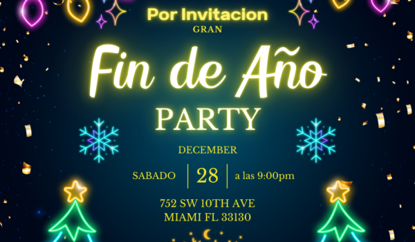 Fiesta de Fin de Año (Invitacion Privado)